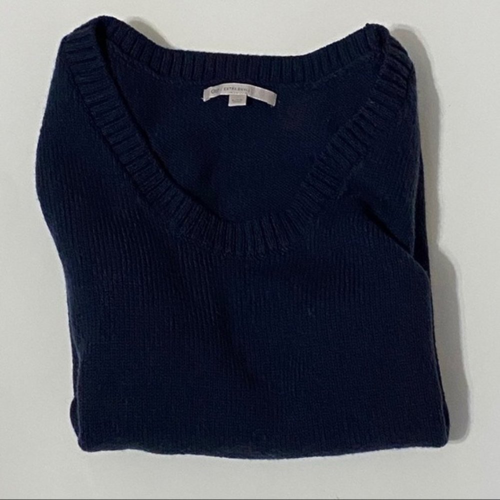 Gap Scoop Neck Navy Blue Pullover Sweater XS